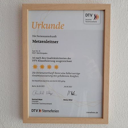 Ferienwohnung Metzenleitner Berchtesgaden Bagian luar foto